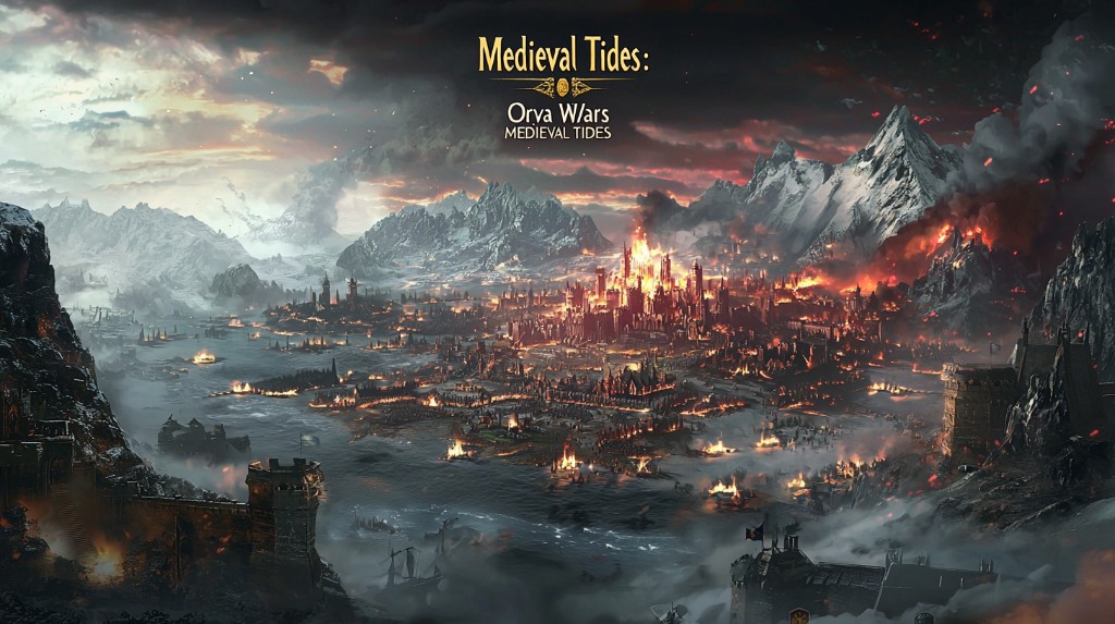 Medieval Tides press banner